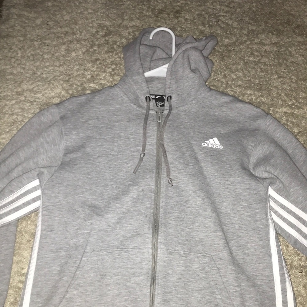 Adidas zip up size small